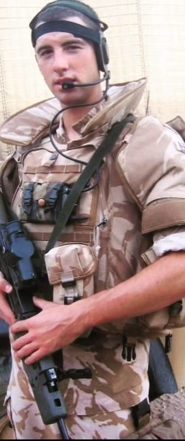 Dave Rimmer during his service in HM Forces